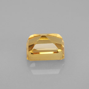 Citrino naturale oro da 1,91 ct, taglio smeraldo, VVS-VS