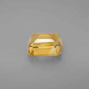 Citrino naturale giallo da 1,75 ct, taglio smeraldo, VVS-VS