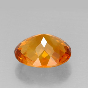Citrino Giallo-arancione naturale da 5.00 ct, Taglio ovale, VVS-VS