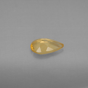 Citrino naturale giallo da 0,66 ct, taglio a pera, VVS