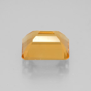 Citrino naturale giallo da 1,97 ct, taglio smeraldo, VVS