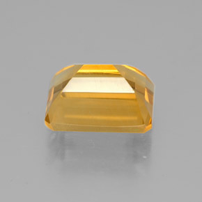 Citrino naturale giallo da 2,20 ct, taglio smeraldo, VVS
