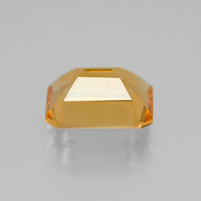 Citrino naturale giallo da 1,88 ct, taglio smeraldo, VVS