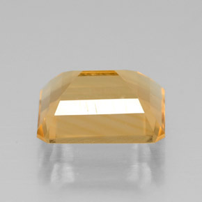 Citrino naturale giallo da 1,97 ct, taglio smeraldo, VVS