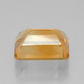 Citrino naturale giallo da 2,06 ct, taglio smeraldo, VVS-VS