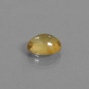 Citrino naturale oro da 2,97 ct, taglio ovale, trasparente