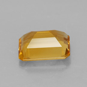 Citrino naturale giallo da 1,94 ct, taglio smeraldo, VS