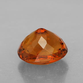 Citrino naturale arancione da 5,81 ct, taglio ovale, VVS-VS