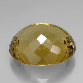 Citrino naturale giallo da 107,15 ct, taglio ovale, IF