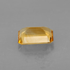 Citrino naturale giallo da 1,86 ct, taglio smeraldo, VS