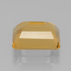 Citrino naturale giallo da 2,18 ct, taglio smeraldo, VS