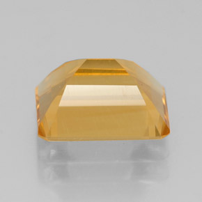 Citrino naturale giallo da 2,04 ct, taglio smeraldo, VVS-VS