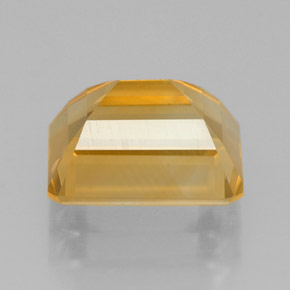 Citrino naturale giallo da 2,37 ct, taglio smeraldo, VVS-VS