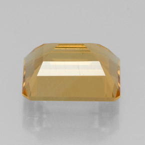 Citrino naturale giallo da 2,17 ct, taglio smeraldo, VS