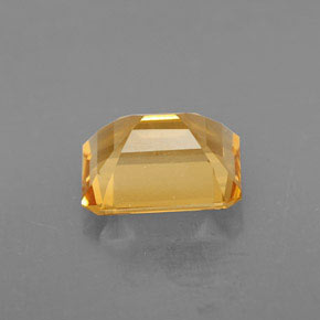 Citrino naturale giallo da 1,74 ct, taglio smeraldo, VVS-VS