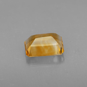 Citrino naturale giallo da 1,97 ct, taglio smeraldo, VS