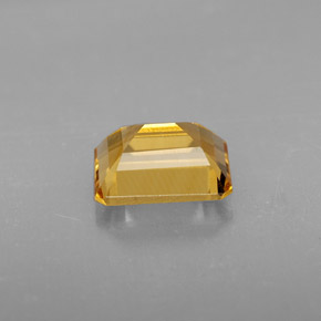 Citrino naturale giallo da 2,03 ct, taglio smeraldo, VS