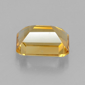 Citrino naturale giallo da 1,52 ct, taglio smeraldo, VVS-VS