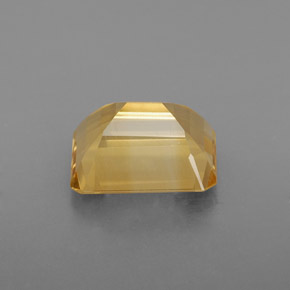 Citrino naturale giallo da 2,08 ct, taglio smeraldo, VS