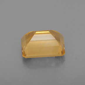 Citrino naturale giallo da 2,23 ct, taglio smeraldo, VS