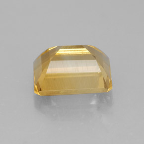 Citrino naturale giallo da 2,50 ct, taglio smeraldo, VS