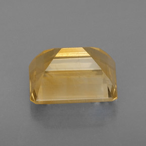 Citrino naturale giallo da 2,33 ct, taglio smeraldo, VS