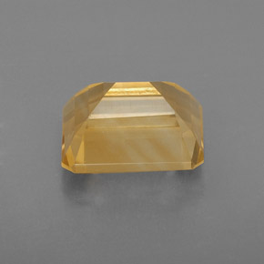 Citrino naturale giallo da 2,42 ct, taglio smeraldo, VVS-VS