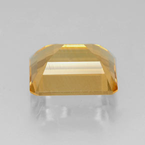 Citrino naturale giallo da 2,18 ct, taglio smeraldo, VVS