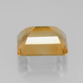 Citrino naturale giallo da 2,19 ct, taglio smeraldo, VVS