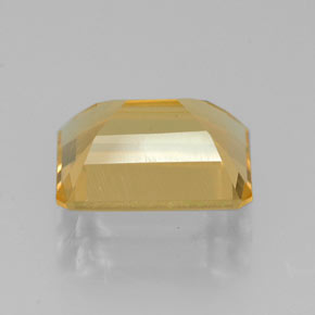Citrino naturale giallo da 2,23 ct, taglio smeraldo, VVS