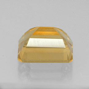 Citrino naturale giallo da 2,46 ct, taglio smeraldo, VVS