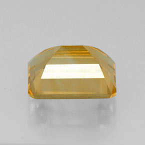 Citrino naturale giallo da 2,18 ct, taglio smeraldo, VVS