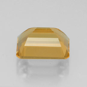 Citrino naturale giallo da 2,21 ct, taglio smeraldo, VVS