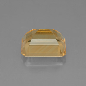 Citrino naturale giallo da 2,35 ct, taglio smeraldo, VVS-VS