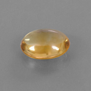 Citrino naturale giallo da 2,63 ct, taglio ovale, trasparente