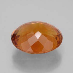 Citrino naturale arancione da 8,94 ct, taglio ovale, IF