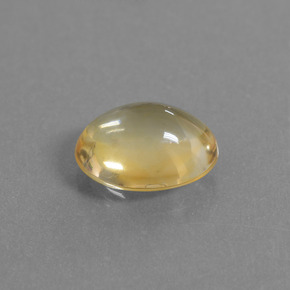 Citrino naturale oro da 3,21 ct, taglio ovale, trasparente