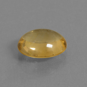 Citrino naturale oro da 2,65 ct, taglio ovale, trasparente