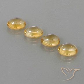 Gemme di Citrino Arancio dorato naturale da 9.43 ct, Ovale, Trasparente
