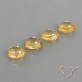 Gemme di Citrino Arancio dorato naturale da 9.43 ct, Ovale, Trasparente