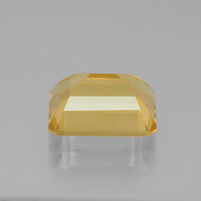 Citrino naturale giallo da 2,23 ct, taglio smeraldo, VS