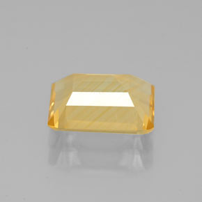 Citrino naturale giallo da 1,92 ct, taglio smeraldo, VS