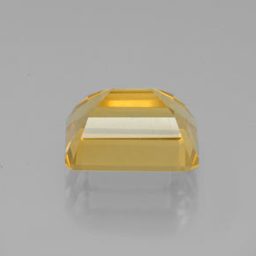 Citrino naturale giallo da 2,29 ct, taglio smeraldo, VS