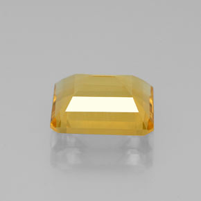 Citrino naturale giallo da 2,01 ct, taglio smeraldo, VS