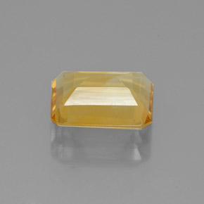 Citrino naturale giallo da 1,75 ct, taglio smeraldo, VS