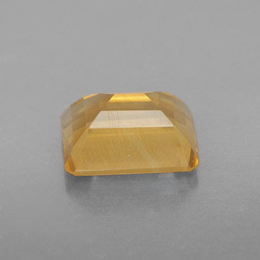 Citrino naturale giallo da 2,20 ct, taglio smeraldo, VS