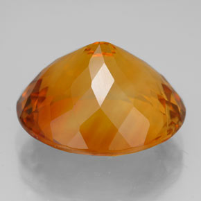 Citrino naturale arancione da 13,96 ct, taglio ovale, VVS