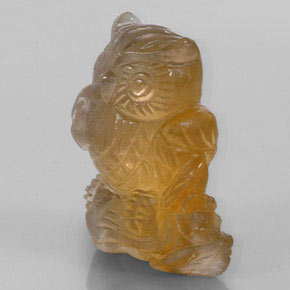 Citrino naturale giallo da 38,99 ct, trasparente, trasparente/traslucido