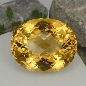 Citrino Giallo dorato naturale da 48.19 ct, Taglio ovale, VVS