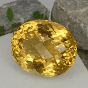 Citrino Giallo dorato naturale da 48.19 ct, Taglio ovale, VVS